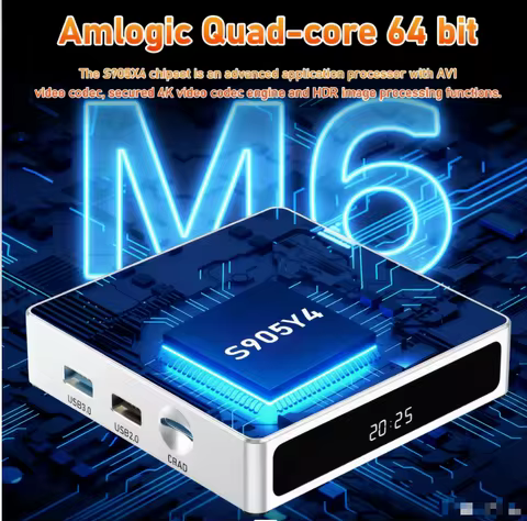 2026 New IMETBOX M6 Android 12 TV Box Amlogic S905Y4 4GB 64GB HD Smart TB TV Box HOT in Overseas Chi