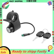 For  G2 Max/G2 Pro Electric Scooter 5-Pin Throttle Accelerator Switch with Key