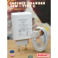 ORIGINAL INFINIX 45W TYPE C Fast Charging Charger