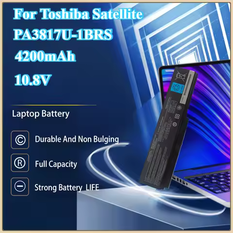 PA3817U-1BRS 10.8V 4200mAh Laptop Battery For Toshiba Satellite C600 C650 C660D PA3817U-1BRS PA3818U