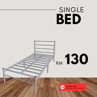 (PERABOT ANN) SINGLE BED / METAL SINGLE BED / KATIL BUJANG / KATIL BESI / BESI TEBAL / KATIL BESI BU