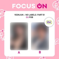 TXT YEONJUN POB CU NO LABELS: PART 01 PHOTOCARD