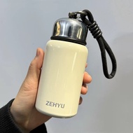 200Ml Thời Trang đôi nhỏ Thép Không Gỉ Bình giữ nhiệt Với Dây xách tay dễ thương Túi Cà Phê Trà bình