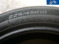 ยางมือสอง 225 45 r18 HANKOOK ปี2022 ราคาต่อเส้น