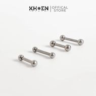 (1 piece) Double-ended ball piercing - Titanium F136 - Eyelets Store