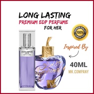 Luxury Steel & Durable Perfume WOMEN EDP Inspired by LOLITA LEMPICKA 40ML Female Fragrance Oil