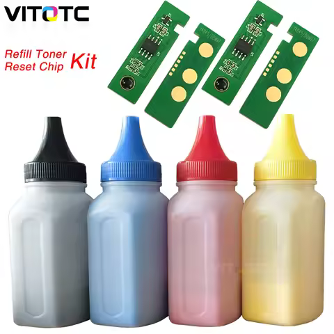 Toner Powder Chip Kit Compatible for Samsung C430 C430W C433W C480 C480FN C480FW C480W Laser Printer