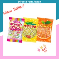 Pineapple Candy & Orange Candy & Cuby Drop Assortment 3 bags【Direct From Japan】