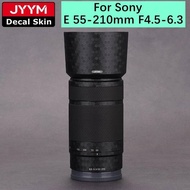 SEL55210 Camera Lens Sticker Coat Wrap Protective Film Body Decal Skin For Sony E 55-210 55-210mm F4