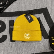 Stussy FA19 SS LINK CUFF BEANIE HAT - SAFFRON YELLOW | Stussy BEANIE