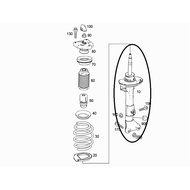 Mercedes Benz Sachs Germany Front Shock Absorber C-Class W204 &amp; W204 Coupe 317 556 313 200 2043232600