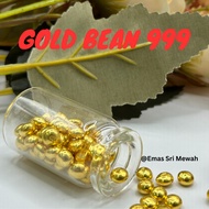 999 Gold Bean 0.5g/1g /Pure Gold 999.9% , Satu Biji Satu Gram!!! + Free Bottle!!!