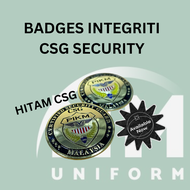 BADGES INTEGRITI CSG SECURITY (READY STOCK)