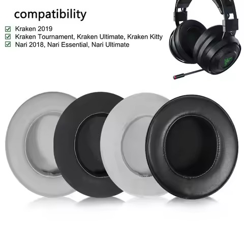 Cooling Gel-Infused Earpad Replacement for Razer Kraken TE / Kraken Kitty Editio / Razer Kraken Ulti