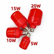 ️ Red led Bulb Cage Bulb Red Light e27 Screw 5W10W/20W 50W Lantern Buddha Statue Holiday Bulb 8.25