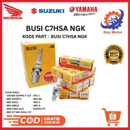 Original BUSI NGK C7HSA - supra x spark plug - C7HSA spark plug motor partOriginal