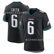 Same Day DeliveryRugby Jersey Eagle 6 Black DeVonta Smith Jersey Unique