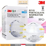 3M 8210 Particulate Respirator N95 20pcs 颗粒物防护口罩 Partikulat Topeng Muka Face Mask Dust Mask Anti-Haz