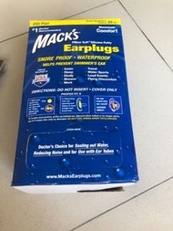 Mack’s矽膠耳塞 約180個 可單賣