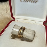 Cartier vintage 三環戒 46號 中古 卡地亞 trinity