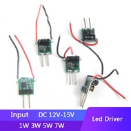 2pcs DC-DC Input 12V - 14V 2pins MR16 LED Driver Power Supply For 1W - 7W LED Diode Bead Light