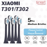 Compatible Toothbrush Heads for XIAOMI T301 - 5 PCS Replacement Brush Heads Refill