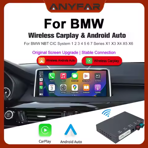 OEM Wireless CarPlay Module for BMW NBT,CIC System 1 2 3 4 5 6 7 X1 X3 X4 X5 X6 MINI F56 F15 F16 F25