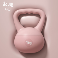 (ฟรีถุงมือ)KUS kettlebell 4/5/6 kg เคตเทิลเบลแบบนุ่ม จับง่ายกระชับมือ weight training แบบนิ่ม เคลเทิ