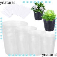 YNATURAL Plastic Plant Pots Indoor Cultivation Base Garden Supplies Plant Labels Plant Nursery Pots