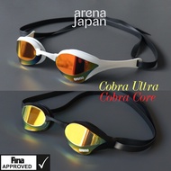 ☼Arena Japan แว่นตาสำหรับว่ายน้ำ Fina Approved, Cobra Ultra, Cobra Core และ Core Swipe⊿