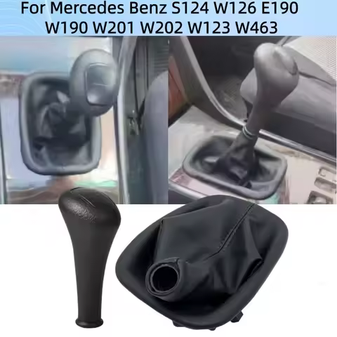 4/5 Speed Car Styling Accessories Gear Shift Knob Collar For Mercedes Benz C E S Class S124 W126 E19