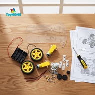 GPHA> Smart Robot Car Kit 2WD Chassis DIY for Line Following Vehicle Educational Robotics Toys for K