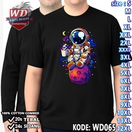 ASTRONAUTS T-SHIRT BIG SIZE CODE WD065 JUMBO 2XL 3XL 4XL 5XL 6XL 7XL 8XL 9XL 10XL 11XL 12XL t shirt 