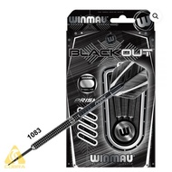 WINMAU BLACKOUT STEELTIP DARTS (1083)