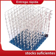 3D8 8x8x8 3D Led Cube Light DIY Kit Squared DIY Kit Cube Soldering Kit 3D8 8x8x8 3D Led Cube  3D8 8x