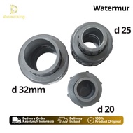 Watermur Union Threaded PVCPOLOS dn20 dn25 dn32 - PVC Pipe Fitting-Abu
