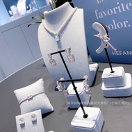 HEFANG HEFANG Aurora Ribbon Knot Cube Sugar Bow Earrings HEFANG Jewelry Necklace Bracelet Ring Clavi