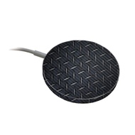 MightySkins Carbon Fiber Skin Compatible with Apple MagSafe Charger - Black Diamond Plate | Protecti