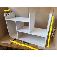 Work Desk Shelf/2Book Desk Shelf| 60x20x40cm