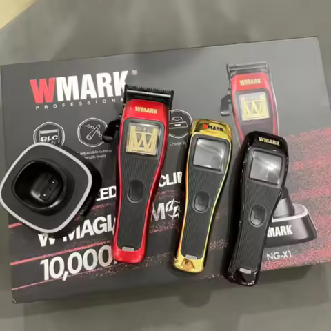 WMARK Hair Clipper Professional Haircut Machine Cordless Hair Clippers 10000 RPM Barber Clipper Elec
