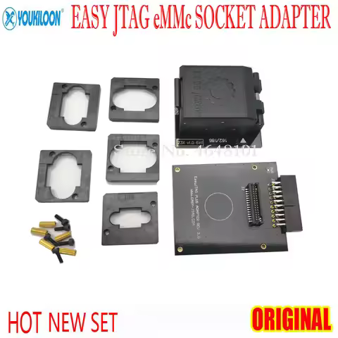 NEW Original EASY JTAG eMMc 6 in1 SOCKET ADAPTER (EMMC BGA-153/169/162/186/221/529) For Easy JTAG Pl
