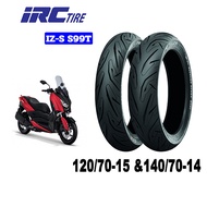 ยางนอกมอเตอร์ไซค์ขอบ15,14 สำหรับ Xmax,Forza/120/70-15&140/70-14(หน้าหลัง) IRC IZ-Ss