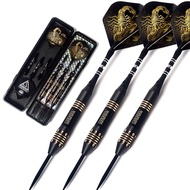CUESOUL Scorpion Series Professional Dart Set Steel Tip Darts 22g/24g/26g Dart , Set of 3pcs