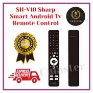 100% Original Sharp Smart Android TV Remote Control SH-V10 Sharp TV Remote Control 4T-C50FJ1X 4T-C55