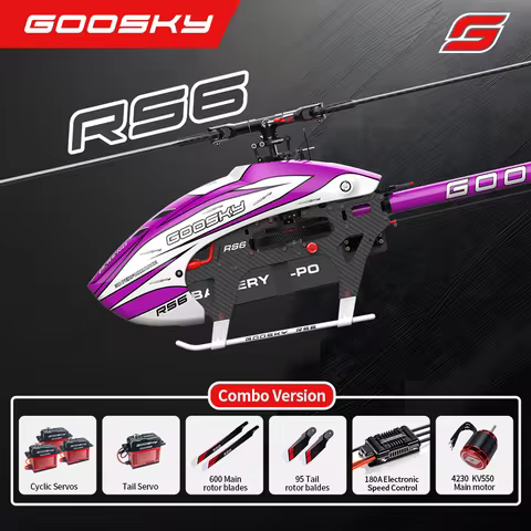 Goosky LEGEND RS6 600 3D Flybarless RC Helicopter Kit BAF060007