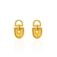 Love Lock Earstuds in 916 Gold by Ngee Soon Jewellery