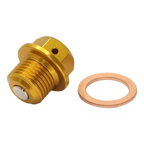 M14 Power Magnetic Oil Drain Plug Bolt Screw with Washer For Suzuki DR-Z125 DR600 650 R/S/SE DR125 D