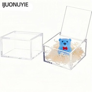 IJUONUYIE  Cube Box, With Lids Transparent  Acrylic Box, Display  Square Cube Stackable Design Displ