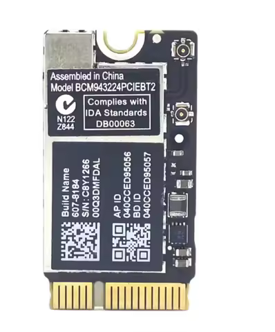 BCM943224PCIEBT2 WiFi Card Wireless 600M 2.4&5G WiFi Bluetooth for MAC OS Macbook AIR A1370 A1369 A1