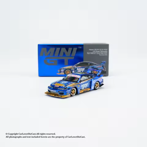 MINI GT 1:64 #1057 Nissan LB-Super Silhouette S15 SILVIA Alloy Die Casting Car Model Collection Gift